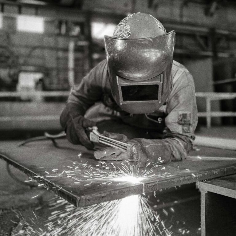 Steel fabrication support image